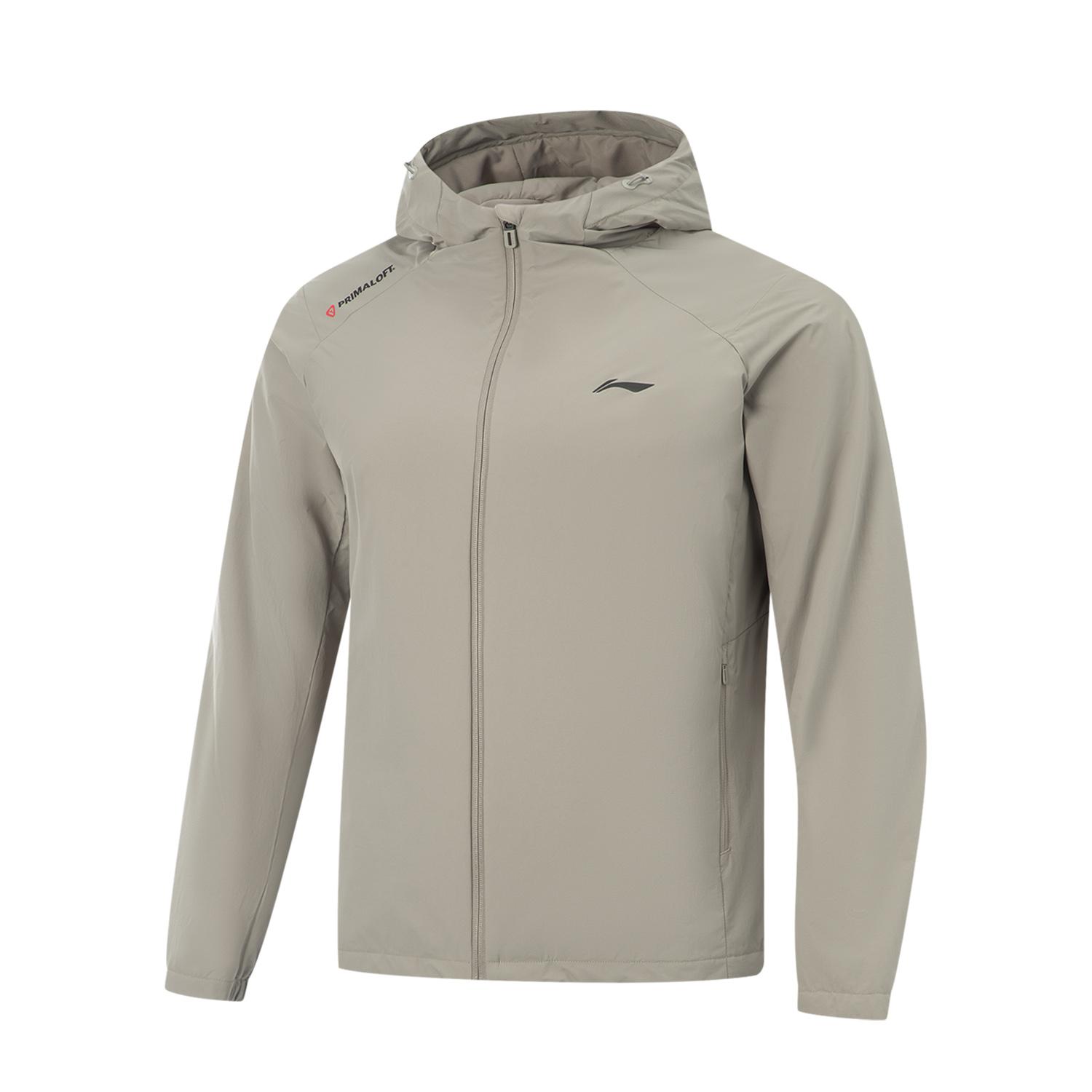 李宁正品2025冬季新款男子防泼水短款连帽保暖运动棉服AJMV157