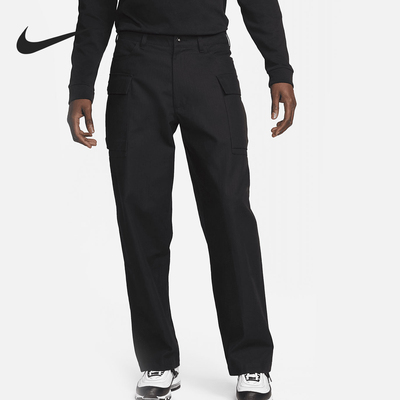 Nike/耐克正品2025冬季款男士工装直筒透气长裤FJ0324-010
