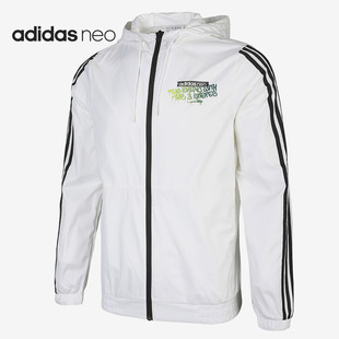 阿迪达斯正品 WB防风夹克 2020夏季 FAVES FP7326 NEO男子M Adidas