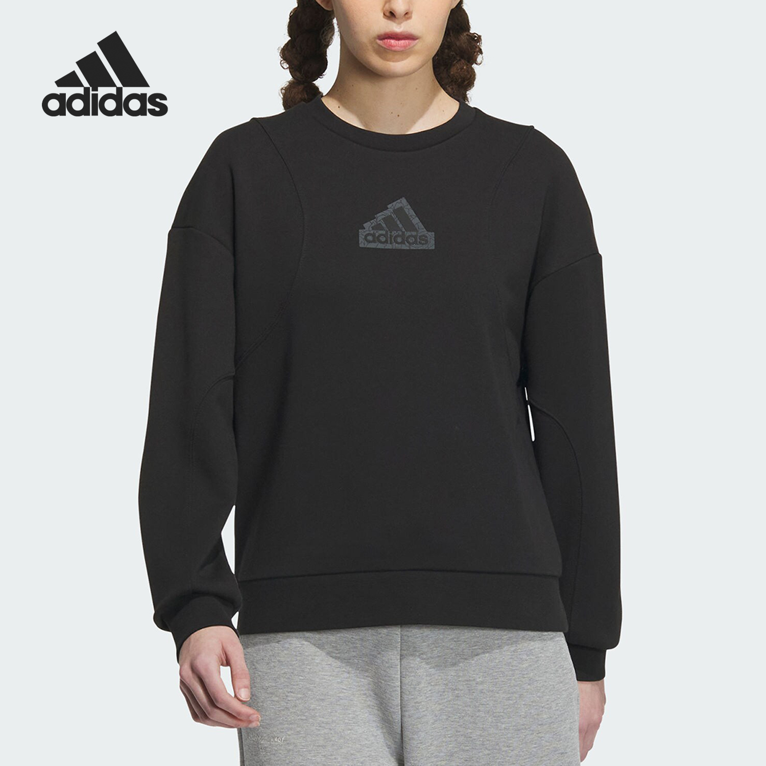 Adidas/阿迪达斯女子圆领卫衣