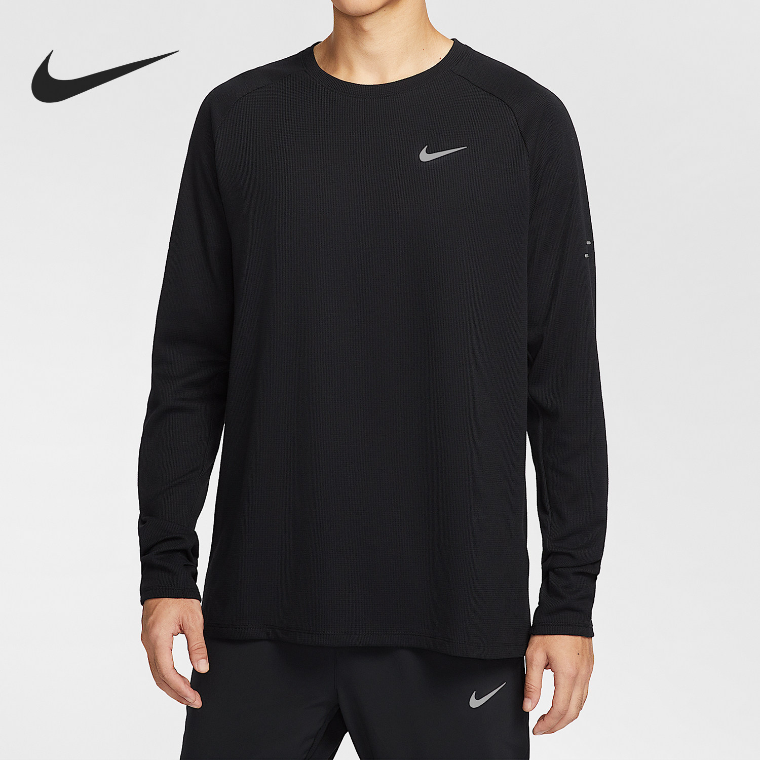Nike/耐克正品Stride Dri-FIT男士华夫格针织T恤HV2706-010