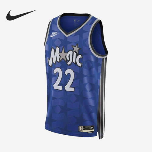 Nike耐克正品奥兰多魔术NBA男女吸湿排汗背心篮球服DX8612-481