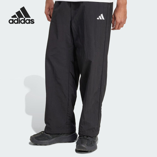 Adidas/阿迪达斯正品M SL WV PT 1男士运动梭织宽松长裤JM1778