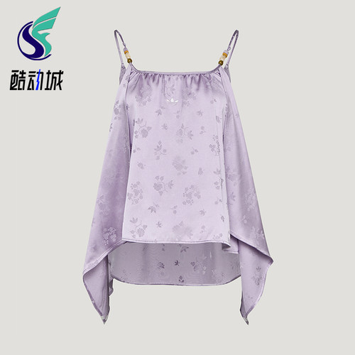 Adidas/阿迪达斯正品女士新中式透气时尚休闲背心T恤LD6442