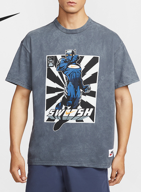 Nike/耐克正品2025夏季款男士宽松图案印花短袖HJ3673-060