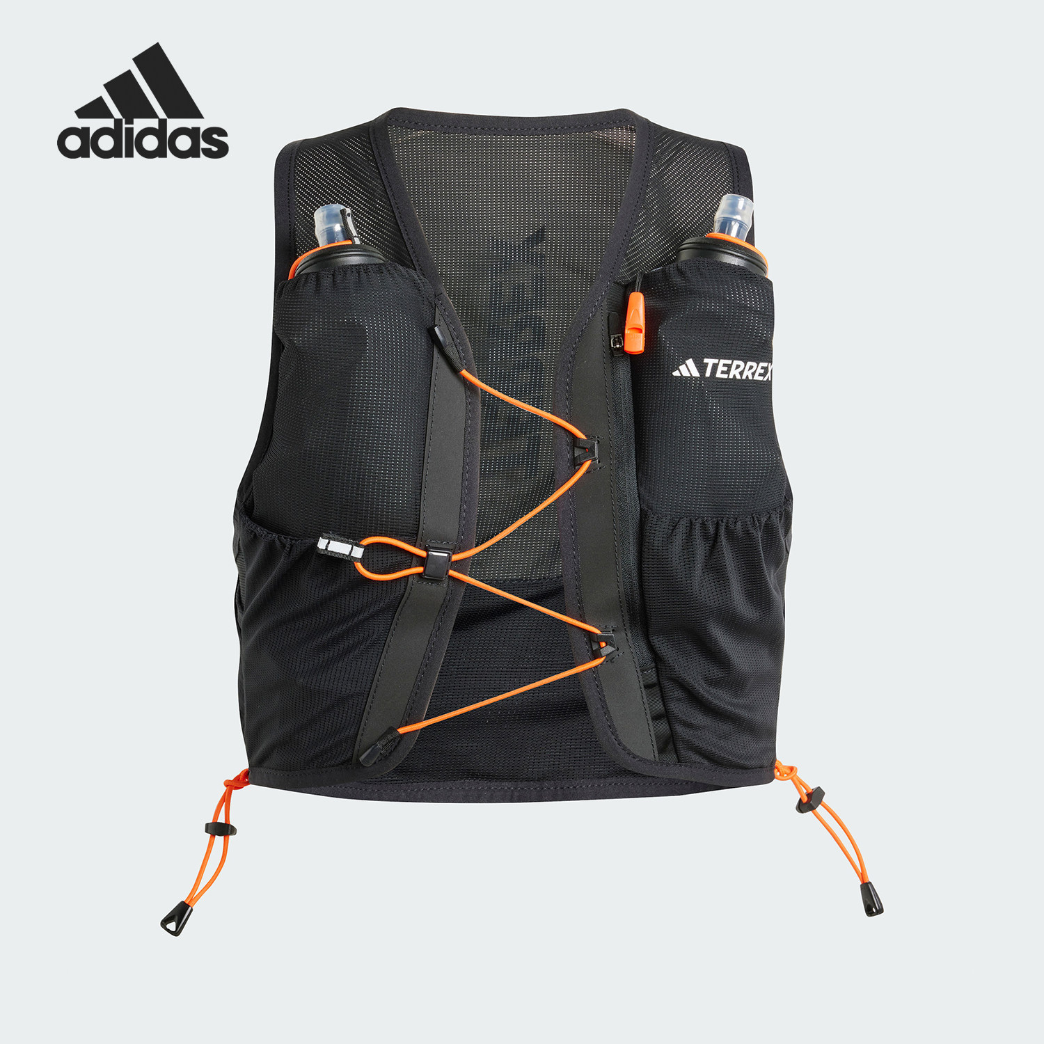 Adidas/阿迪达斯正品户外男女款反光运动背包水袋包IW0405