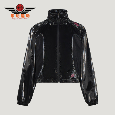 Adidas/阿迪达斯正品2026女士休闲时尚简约拉链宽松外套KY5756