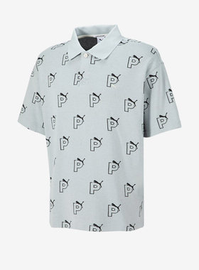 Puma/彪马正品当季新款男子运动透气休闲翻领T恤539664-80
