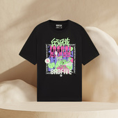 李宁男子夏国潮反伍兵不厌诈宽松圆领透气运动短袖 T恤AHSS381