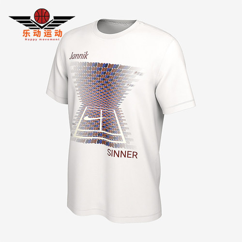 Nike/耐克正品男士圆领印花套头宽松运动短袖T恤IU3490-100