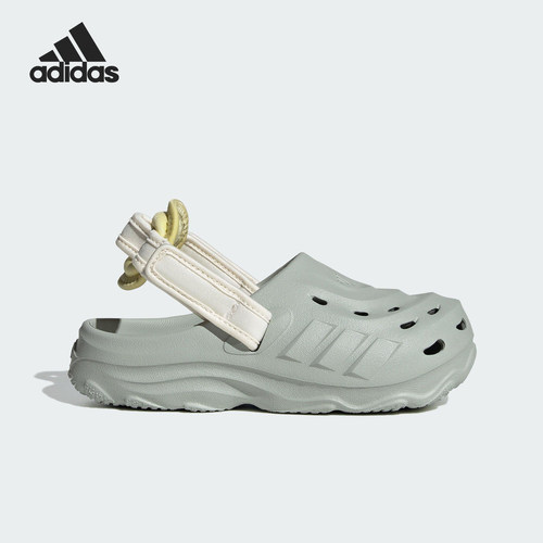 Adidas/阿迪达斯正品2025夏季款大童透气轻便包头凉鞋JS3729