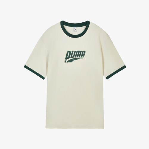 Puma/彪马正品男女同款宽松透气圆领套头短袖T恤636294-87