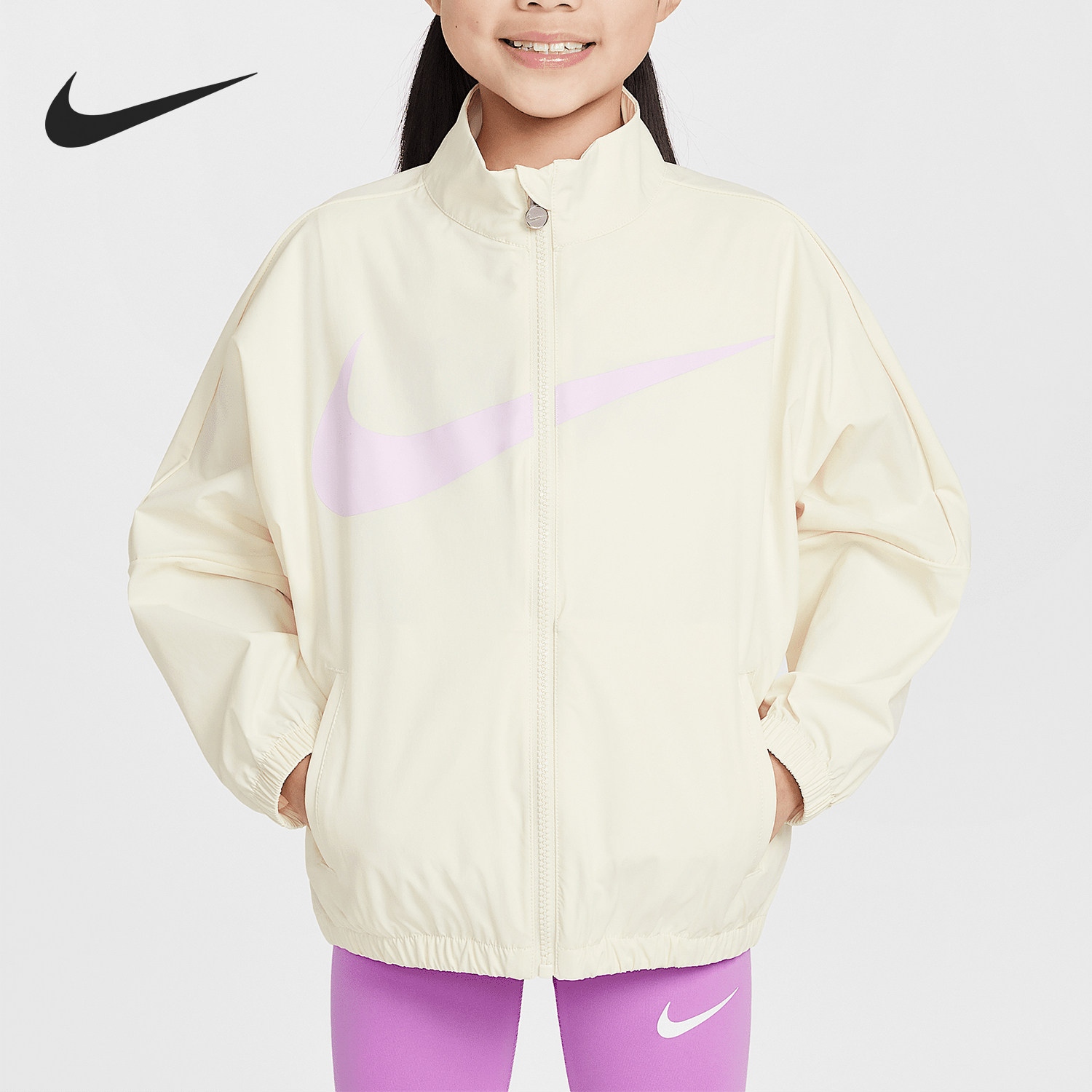 Nike/耐克正品Swoosh小童梭织轻盈休闲防晒外套II2415-113,童装/婴儿装/亲子装,普通外套,淘宝优惠券,粉丝福利购,淘宝优惠卷