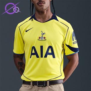 HM3207 Nike 套头运动透气V领拼接足球短袖 2025男士 741 耐克正品