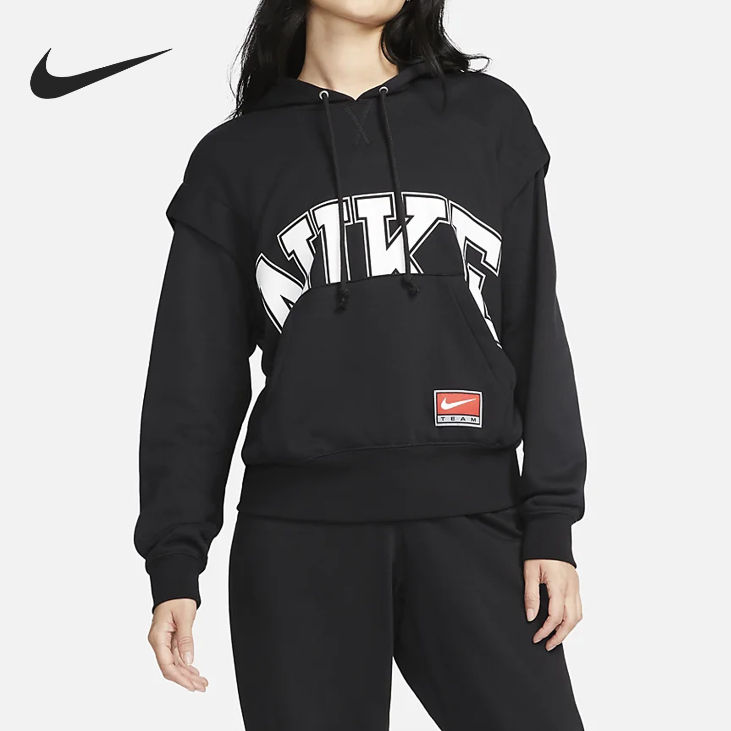 Nike/耐克正品秋季新款女子运动休闲时尚连帽卫衣DQ6586-010