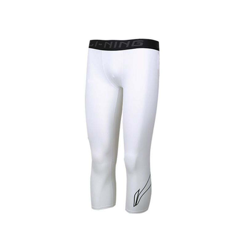 Lining/李宁正品秋季新款男子健身透气舒适紧身七分运动裤YUQT009