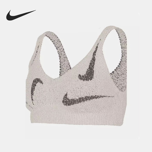Nike/耐克正品秋季新款女子运动休闲毛绒针织吊带背心FD4275