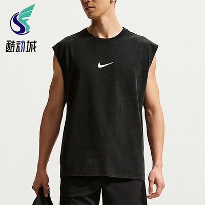 Nike/耐克正品2026男士圆领训练休闲经典无袖运动T恤IH1976-010