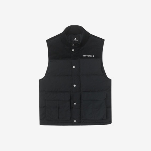 Converse/匡威正品2025新款男子运动休闲羽绒马甲10026920-A02