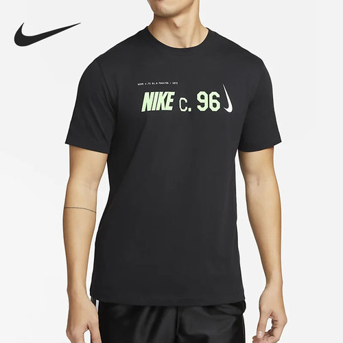 Nike/耐克正品2023夏季圆领印花男子运动短袖T恤 FD0053-010