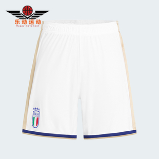 训练足球运动透气短裤 Adidas 26男士 ITALY JL6941 阿迪达斯正品