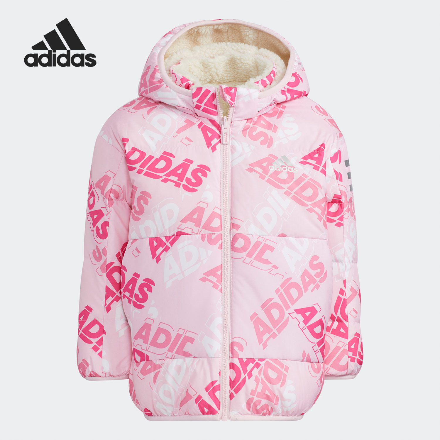 Adidas/阿迪达斯正品休闲小童时尚潮流运动保暖羽绒服 H40335