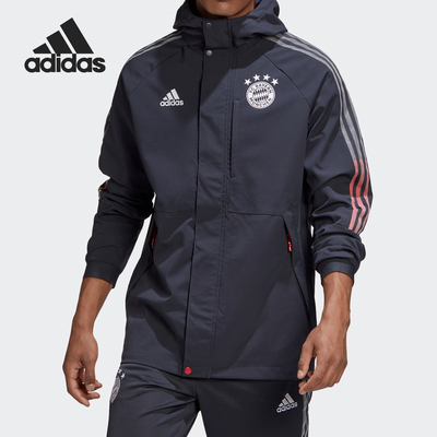 阿迪达斯男子足球连帽外套