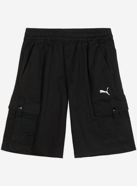 Puma/彪马正品WOVENCargo机能运动纯色工装经典休闲短裤635852-01