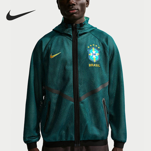 Nike/耐克正品Dri-FIT男士训练足球拉链复古夹克外套IH1757-369