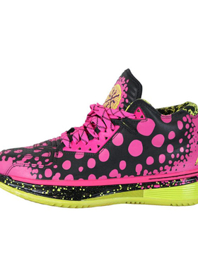 李宁正品韦德之道男子防滑耐磨回弹中帮实战运动篮球鞋ABAH017-9