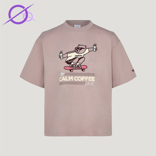 Adidas/阿迪达斯正品三叶草男女经典宽松时尚舒适短袖T恤KY5740