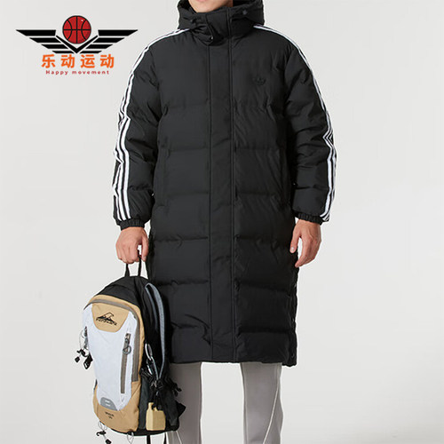 阿迪达斯男士保暖防风羽绒服