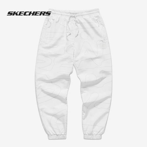 Skechers/斯凯奇正品RTI联名男子时尚满印图案街头束脚长裤