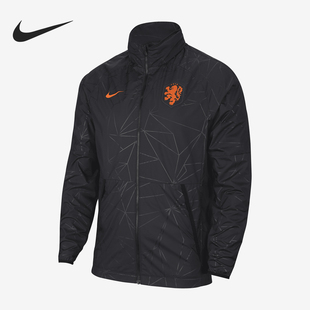 Nike/耐克正品男子足球运动梭织收纳式风帽夹克外套 CN7073