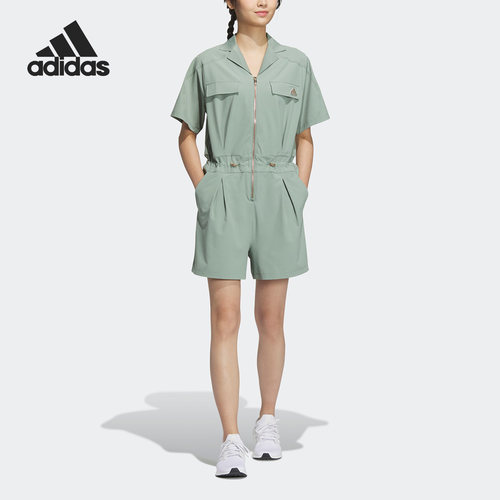 Adidas/阿迪达斯正品夏季新款女子运动休闲短袖连身衣HY2843