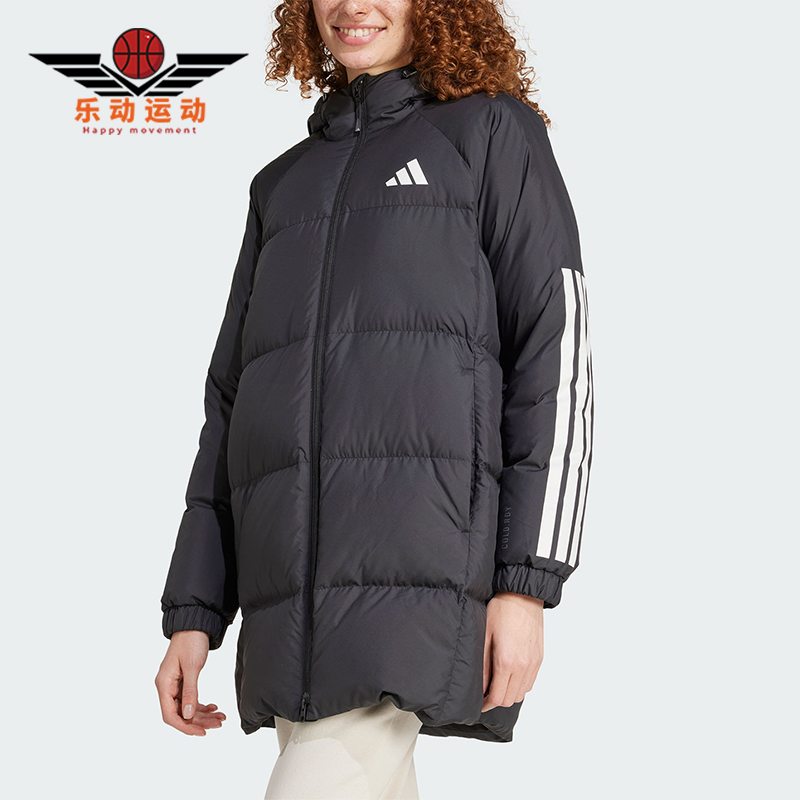 阿迪达斯女士抗风羽绒服