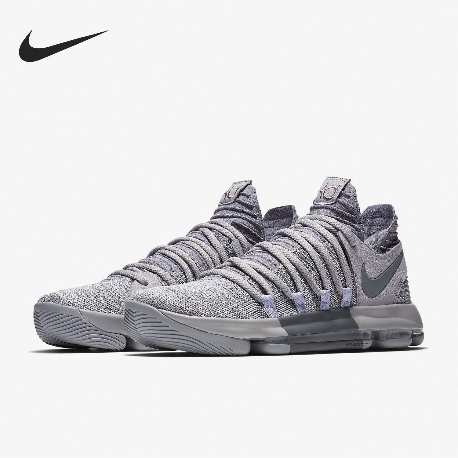 Nike/耐克正品KD 10男子透气实战训练运动篮球鞋897816-007