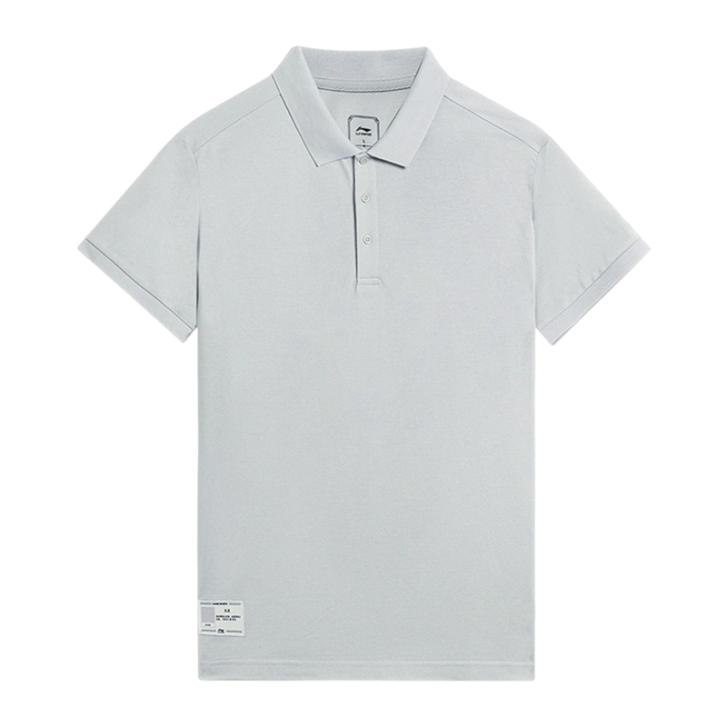 李宁正品夏季休闲运动舒适修身健身男子POLO衫APLS041