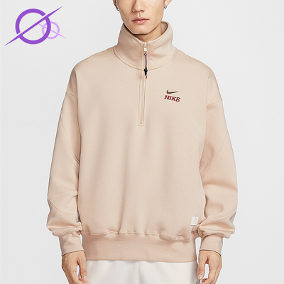 Nike/耐克正品2025冬季款男士日常立领套头半拉链卫衣IQ3708-126