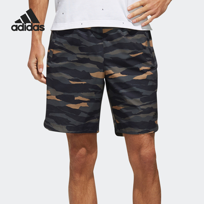 Adidas/阿迪达斯正品CAMOUFLAGE SHORTS男士运动梭织短裤DY8618