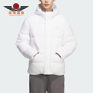 Adidas/阿迪达斯正品V DOWN JKT男女连帽保暖运动羽绒服KQ5520