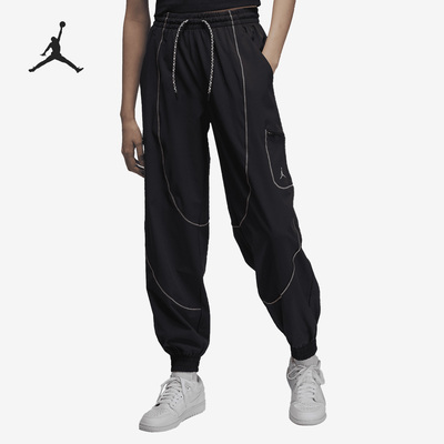 Nike/耐克正品Jordan女子梭织宽松透气运动长裤FB4660-010