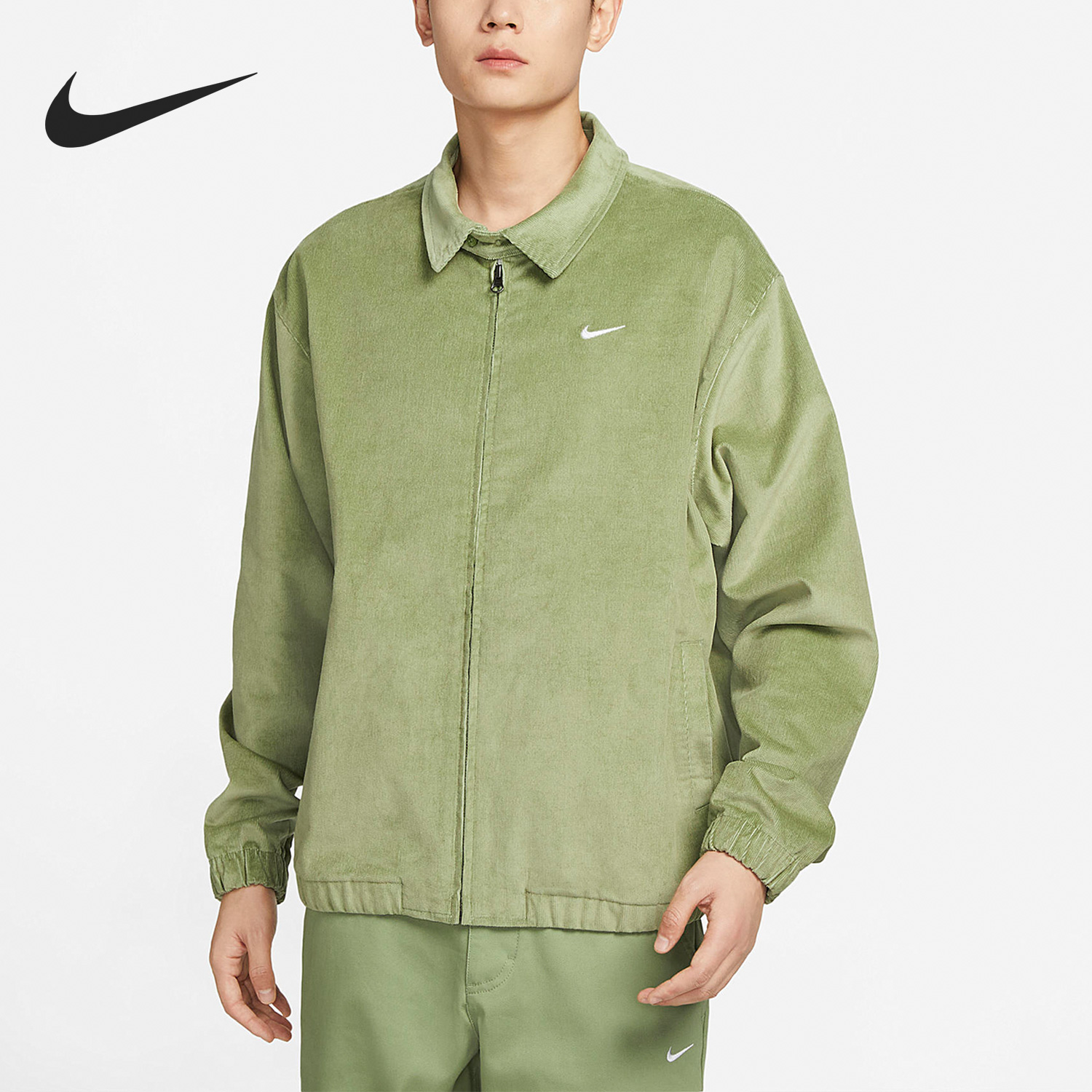 耐克男子翻领灯芯绒夹克外套