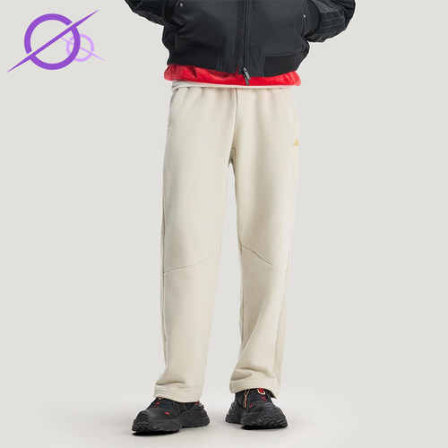 Adidas/阿迪达斯正品NYR FT KN PNT男士系带针织运动直筒裤KE4066