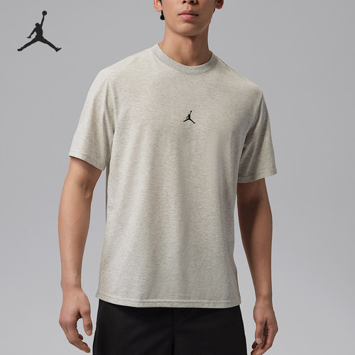Nike/耐克正品JORDAN男士轻盈柔软简约运动针织T恤IB6758-050