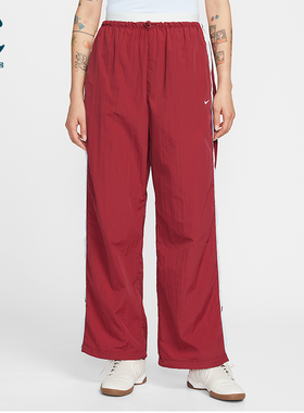 Nike/耐克正品2025冬季款女士日常高腰梭织直筒长裤IF0335-613