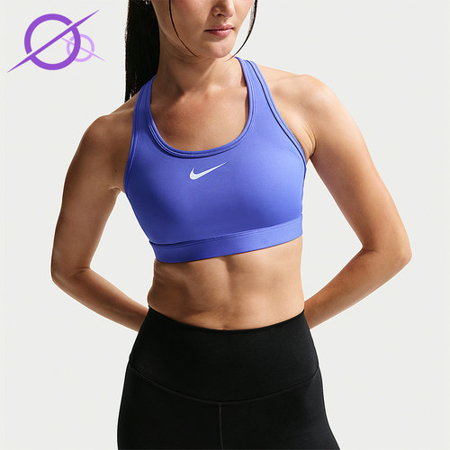 Nike/耐克正品Swoosh女士健身训练衬垫运动内衣DX6822-570