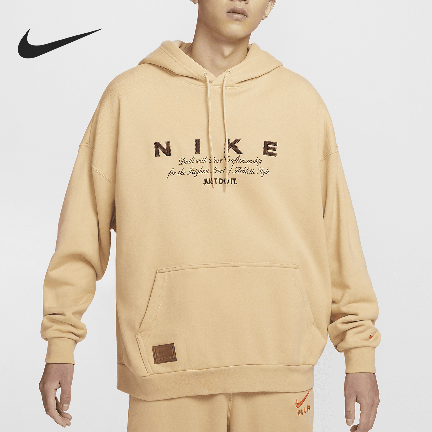 耐克男士法式毛圈连帽运动卫衣