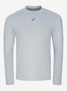 Asics/亚瑟士正品2025新款男子运动训练圆领长袖T恤2011D321-020