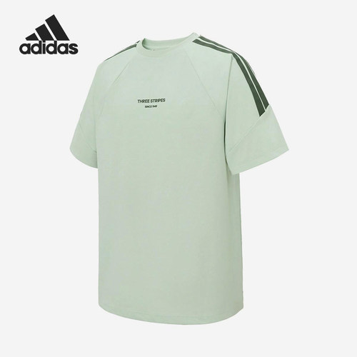 Adidas/阿迪达斯正品夏季男士宽松健身跑步休闲短袖T恤JY8307